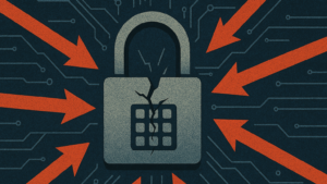 Digital lock under cyberattack