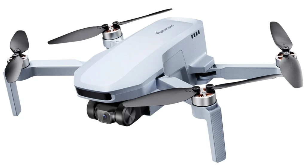 Compact gray Potensic Atom SE quadcopter